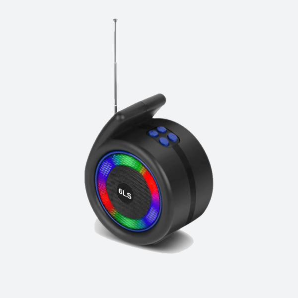 Mini Haut-Parleur Bluetooth Portable avec Lumières LED مكبر صوت بلوتوث صغير محمول