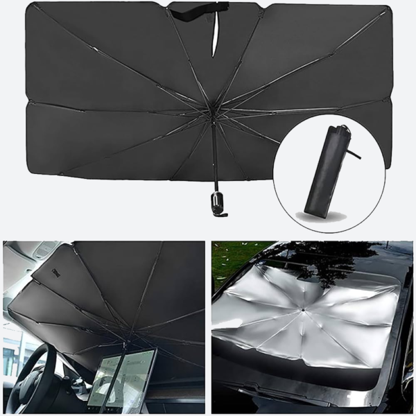 Pare-soleil de Voiture Type Parapluie مظلة واقية من الشمس للسيارة - Image 2