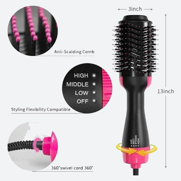 Brosse Soufflante 3-en-1 فرشاة مجفف شعر سونار - Image 2