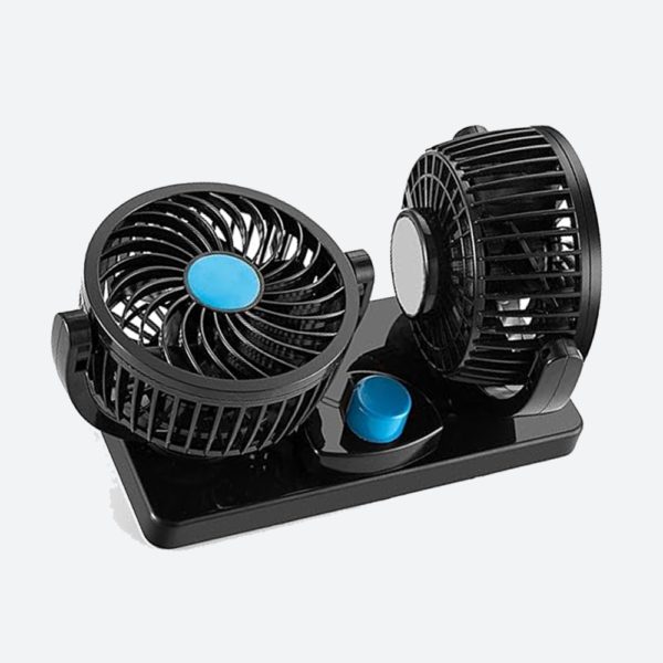 Ventilateur double tête rotatif USB مروحة مزدوجة برأسين قابلة للدوران