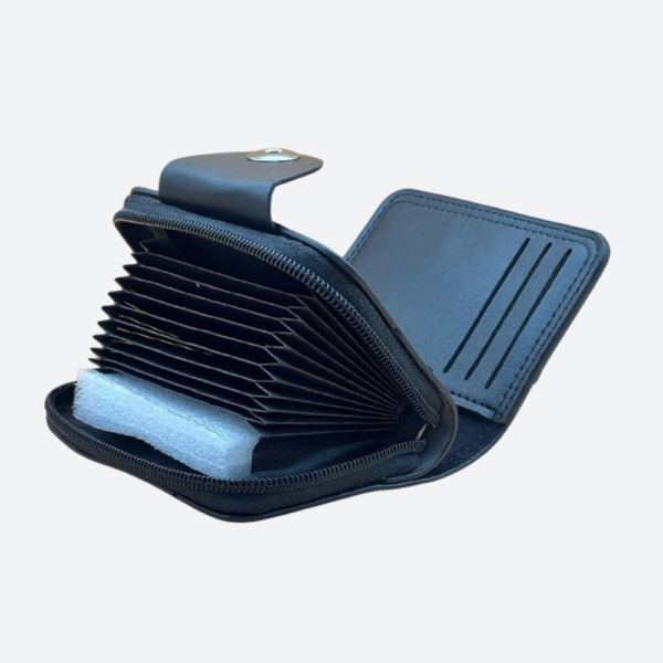 Portefeuille Compact Multicartes en Similicuir محفظة صغيرة متعددة البطاقات من الجلد الصناعي
